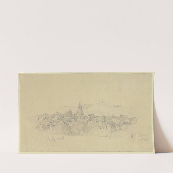 View of Gladenbach (1838) by Jakob Fürchtegott Dielmann
