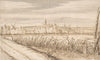 View of Gouda Seen from the Southeast with the Janskerk in the Center (17th century) Farm near Duivendrecht (c. 1916)