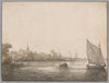 View of IJsselmonde Seen Across the New Maas