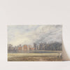 View of Kensington Palace from across the Round Pond by William Evans of Bristol
