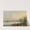 View of Koblenz with Fortress Ehrenbreitstein by Conrad Zick
