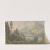 View of Lake Coniston, Lancashire (1786) by Francis Towne