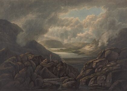 View of Lakes Buttermere and Crummock Water — size preview