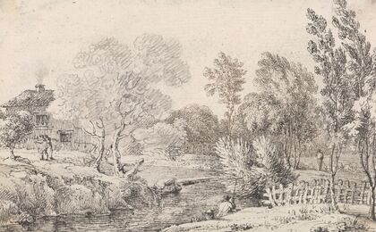 View of Mayo’s Island, Cheshunt, 23 May 1814