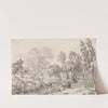 View of Mayo&#039;s Island, Cheshunt, 23 May 1814 by Thomas Hastings