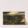 View of Montfort l’Amaury by Louis-Godefroy Jadin