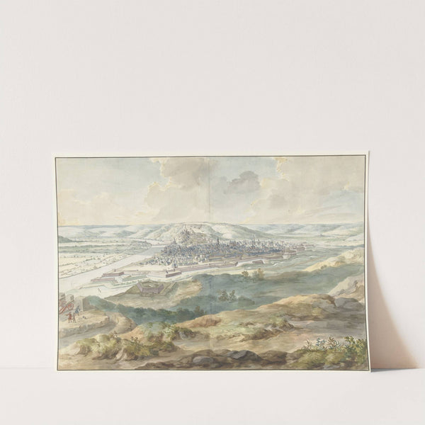 View of Namur from the East during the Siege of 1695 by Dirk Maas