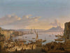 View Of Naples With The Lighthouse, Vesuvius Beyond