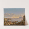 View Of Naples With The Lighthouse, Vesuvius Beyond ( 1830) by Frans Vervloet