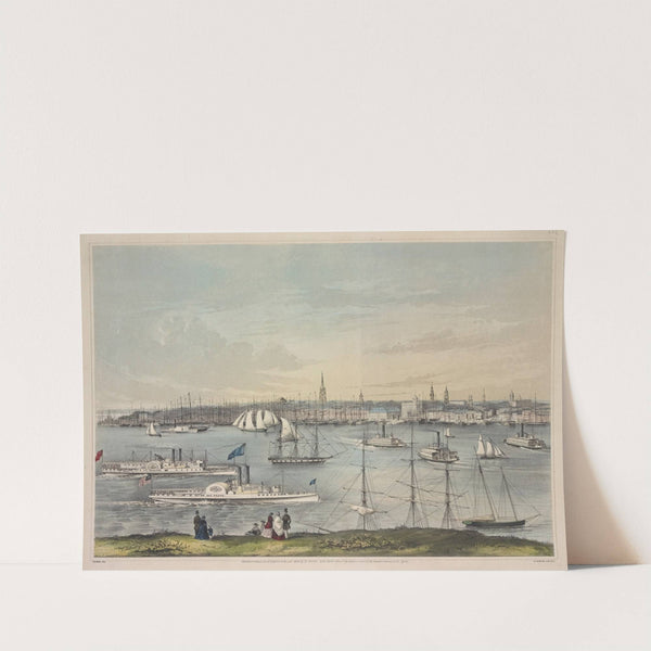 View of New York, from Brooklyn Heights (1849) by Fanny Palmer