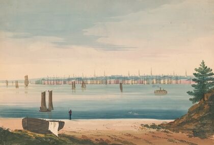 View of New York from Brooklyn Strand