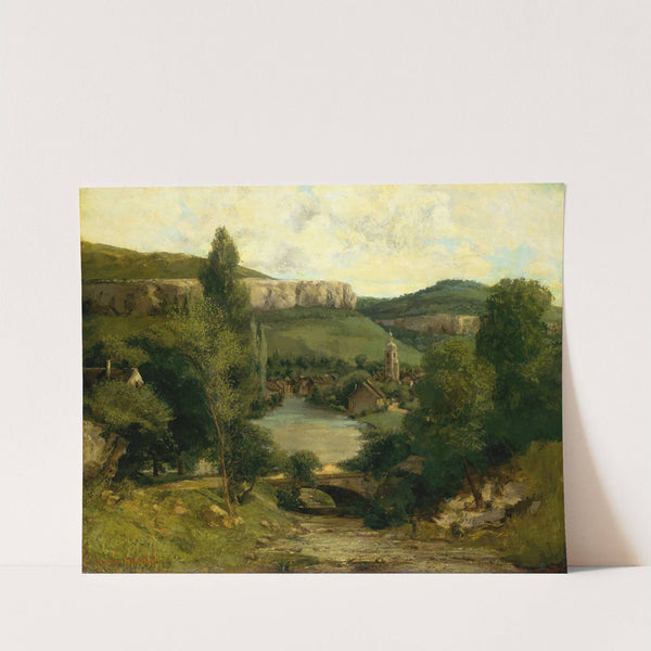 View of Ornans (mid-1850s) by Gustave Courbet