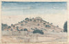 View of Parbati, a Hill near Poona Occupied by the Temples at which the Peshwa frequently Worships