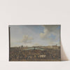 View of Paris seen from the Place Dauphine by Philips Wouwerman