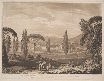 View of Part of Tivoli and Adjacent Hills — size preview