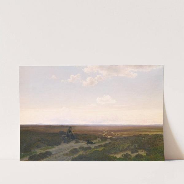 View of Pårup Moors near Silkeborg, Jutland by Hans Friis