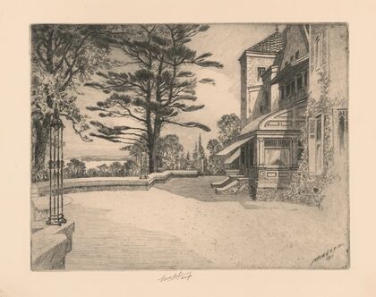 View of Rockwood Tarrytown on the Hudson, residence of William Rockefeller, no. 1 (1911)