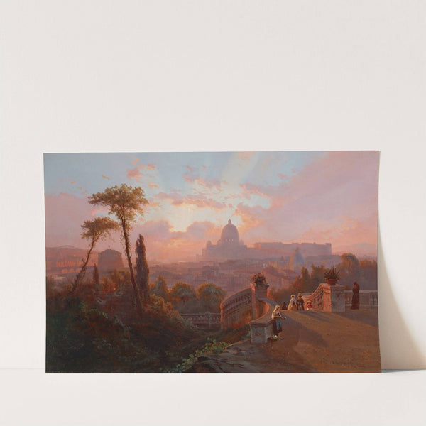 View of Rome by Johann Hermann Carmiencke