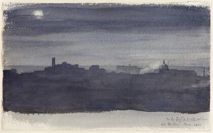 View of Rome at Night