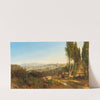 View Of Rome From Villa Madama by András Markó