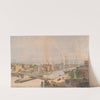 View of Rush St. bridge &amp; c. from Nortons Block River St. E. Whitefield&#039;s views of Chicago by Edwin Forbes