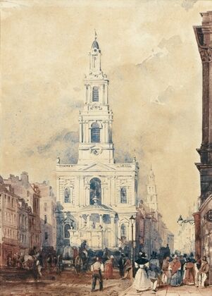 View Of Saint Mary’s Church, London