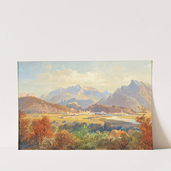 View of Salzburg by Friedrich Zeller