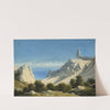 View of Sommerspiret,the Cliffs of Møn by Georg Emil Libert