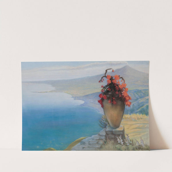 View of Taormina (1901) by Kazimierz Stabrowski