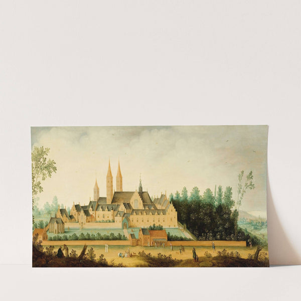 View of the Abbey of Egmond-Binnen (1638) by Claes Jacobsz. van der Heck