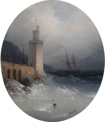 View Of The Amalfi Coast (1865)