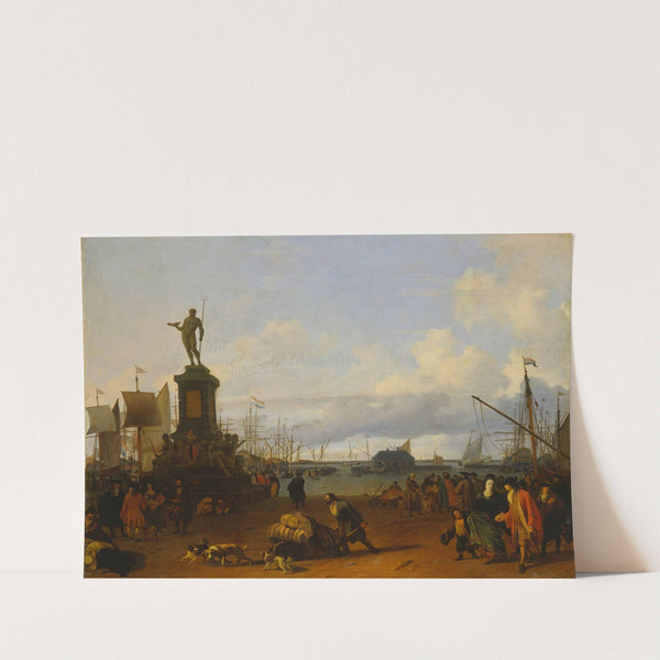 View of the Amsterdam Harbour at the IJ River (1700) by Ludolf Backhuysen