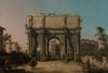 View of the Arch of Constantine with the Colosseum