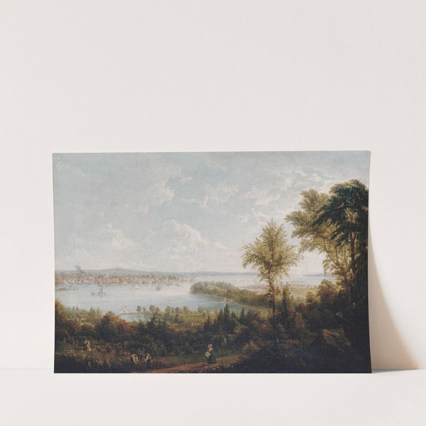 View of the Bay and City of New York from Weehawken by Robert Havell Jr.