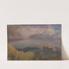 View of the Bay of Naples with Vesuvius, Smoking, in the Distance (Evening) by Alfred William Hunt