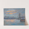 View of the Brooklyn Bridge by Arthur Clifton Goodwin