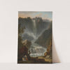 View Of The Cascade Del Marmore Near Terni by Claude-Louis Châtelet