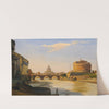 View Of The Castel Sant&#039;angelo, Rome by Ippolito Caffi