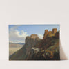 View of the Castello di San Giuliano,near Trapani Sicily by Louise-Joséphine Sarazin de Belmont