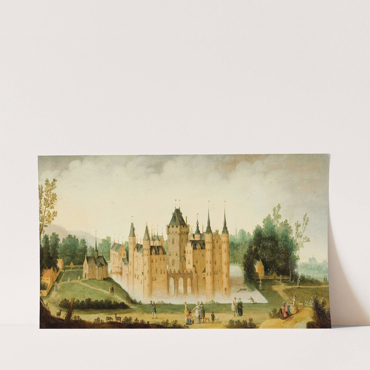 View of the Castle of Egmond aan den Hoef (c. 1638) by Claes Jacobsz. van der Heck