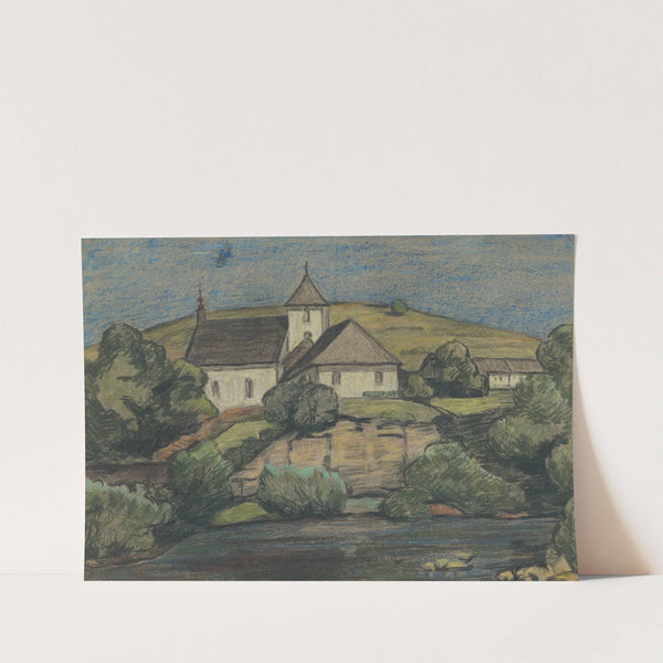 View Of The Church by Jozef Hanula