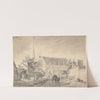 View of the Church of Passy, near Paris by Reinier Vinkeles