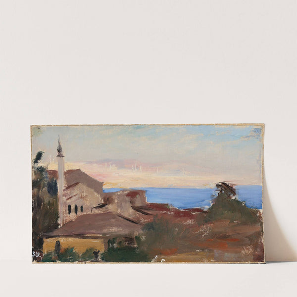 View of the city. From the journey to Constantinople (1893) by Jan Ciągliński