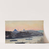 View of the city in the evening. From the journey to Constantinople (1893) by Jan Ciągliński