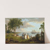 View of the Delaware near Philadelphia by Thomas Birch