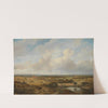 View of the Dunes with the Ruins of Brederode Castle near Santpoort (1844) by Andreas Schelfhout