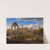 View Of The Forum Romanum Towards The Capitol by Johann Heinrich Schilbach