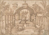 View of the Gardens of a Palace