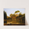 View Of The Gardens Of The Villa D&#039;este, Tivoli by Pierre-Athanase Chauvin