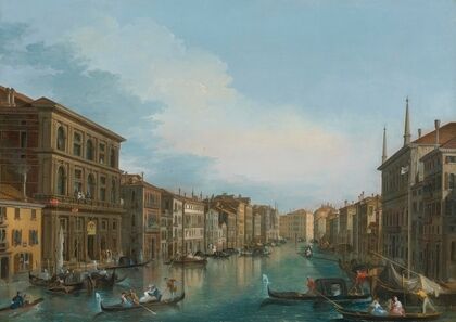 View Of The Grand Canal From The Palazzo Grimani